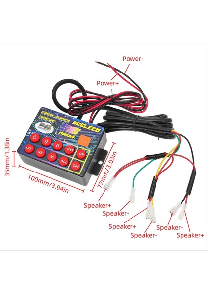 56 Melodiler Evrensel Müzikal Hava Korna Kontrolörü Müzik Kontrolör Regülatörü 12V Tekne Kamyonu Için (Yurt Dışından) fırsatları