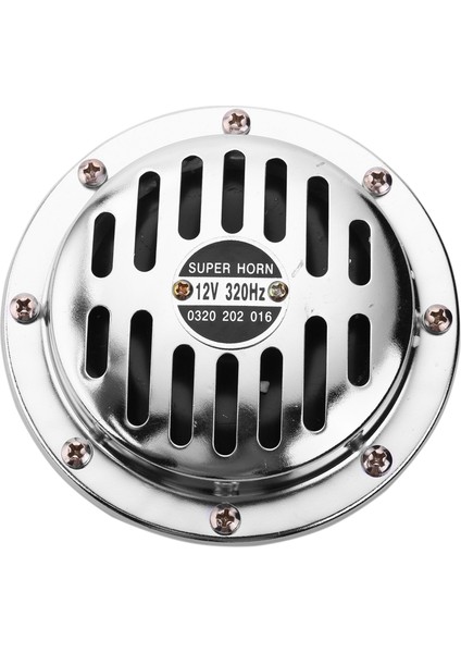 12V 115DB Evrensel Krom Kaplamalı Araç Korsası Kompakt Süper Sesli Araba Kamyonu Motosiklet Su Geçirmez Izgara Korna Aksesuarları (Yurt Dışından) indirimleri
