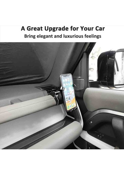 2x Gösterge Tablosu Yan Telefon Tutucu Land Rover Defender Için Alüminyum Alaşım Montajı 90 110 2020 2021 2022 Araba Aksesuarları (Yurt Dışından) modelleri