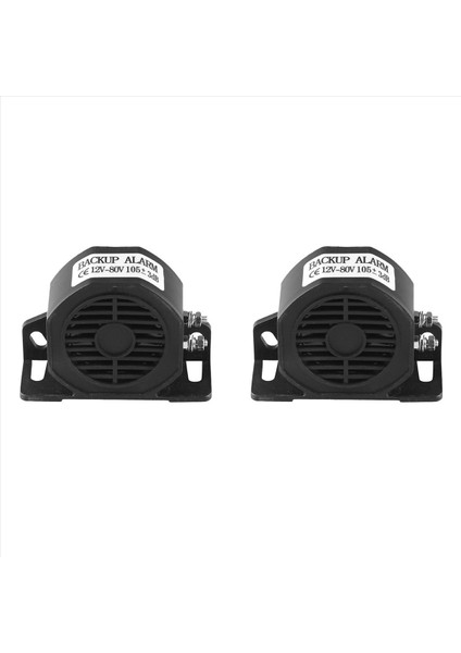 2x Evrensel Araba Kamyonu Exkavator Ters Boynuz Forklift Yedek Alarm Su Geçirmez Hoparlör (Yurt Dışından)