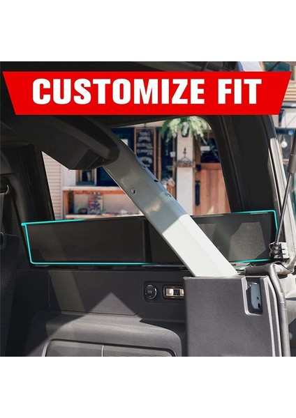 Ford Bronco 2021-2023 Için Yan Arka Bagaj Depolama Organizatör Kutusu 4 Kapılı Yan Tekerlek Kuyu Kargo Depolama Çöp Kutusu Aksesuarları (Yurt Dışından) indirimleri