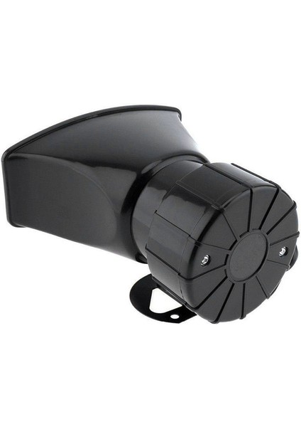 2x Evrensel Motosiklet Araba Alarmı Ses 7 Ton Korna 12V 100W Polis Siren Boynuz Hoparlör (Siyah) (Yurt Dışından) indirimleri