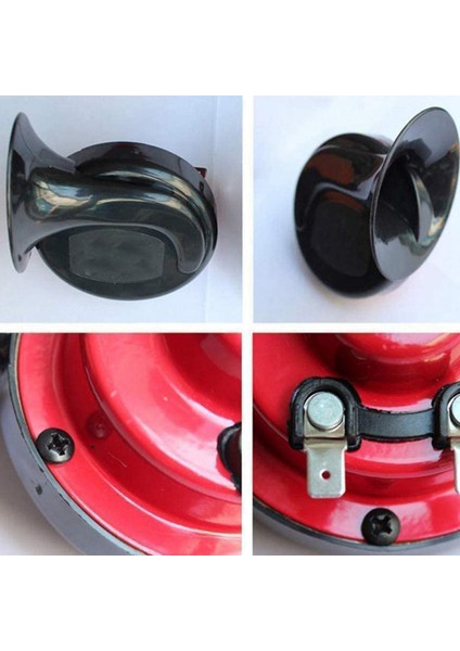 4x 300DB Kamyon Tren Teknesi Için Süper Yüksek Tren Korsası Araba Hava Hava Elektrikli Salyangoz Tek Boynuz 12V Su Geçirmez Motosiklet Boynuzu (Yurt Dışından) fırsatları