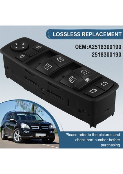 A2518300190 Mercedes-Benz GL320 GL450 GL550 R320 R500 2006-2012 2518300190 (Yurt Dışından) modelleri