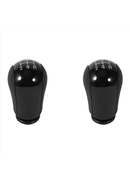 2x 5 Hızlı Manuel Abs Araç Vardiyası Knob Ford Focus Mondeo Mk3 Mustang S-Max Galaksi (Renk Siyah) (Yurt Dışından)