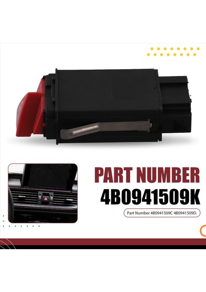 4B0941509K Araba Tehlikesi Audi A6 Rs6 S6 1998-2005 4B0941509D Için (Yurt Dışından) indirimleri