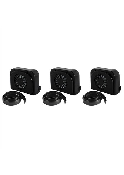 3x Güneş Enerjisi Araba Penceresi Fan Otomatik Ventilatör Soğutma Aracı Hava Havalandırma Taşınabilir (Yurt Dışından)