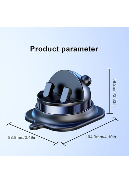 Arabada Akıllı Telefonu Güvenli Bir Şekilde Kullanmak Için Ayarlanabilir Görüntüleme Açısına Sahip Telefon Tutucu 360 Derece Dönen Araba Kontrol Paneli Montajı (Yurt Dışından) modelleri