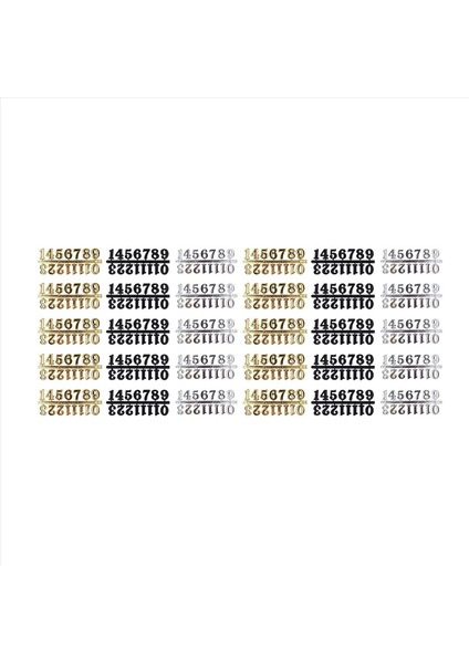 30PCS Dıy Saat Sayıları Kiti Duvar Saati Arap Sayı Ev Sanat Dekoru Değiştirme Onarma Aksesuarları (Yurt Dışından) fiyatları