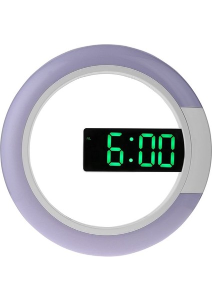 LED Dijital Duvar Saati Dijital Ekran Sıcaklığı 7 Renk 3D Yatak Odası Oturma Odası Dekorasyonu Dijital Ayna Çalar Saat (Yurt Dışından) fiyatları