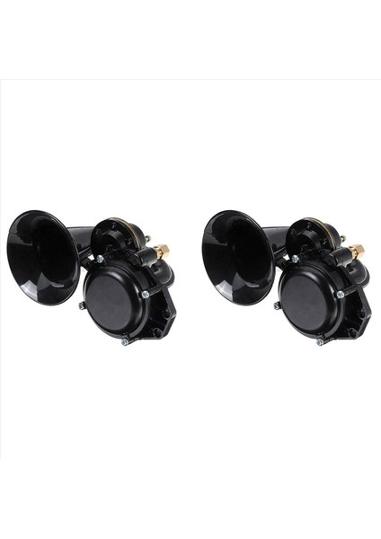 2x 12V/24V Otomatik Hava Korsası Yüksek Kamyon Kamyon Trompet Hava Korsası Elektrik Valf Düz Araba Araç Kamyonları Otobüs Van Tren (Yurt Dışından)