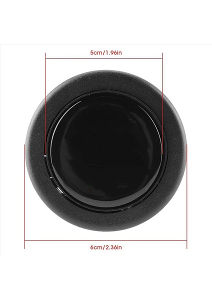 2x Araç Değiştirilmiş Direksiyon Simidi Korna Düğmesi Yarış Direksiyon Simidi Düğmesi Evrensel Korna Kapağı (Yurt Dışından) fırsatları