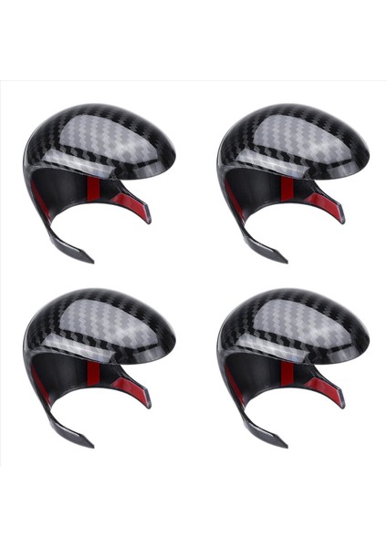 Toyota Için 4x Chr C-Hr 16-19 Karbon Fiber Vites Düğmeleri Vardiya Kolu Vites Değiştirme Dekorasyon Kapağı Döşeme (Yurt Dışından)