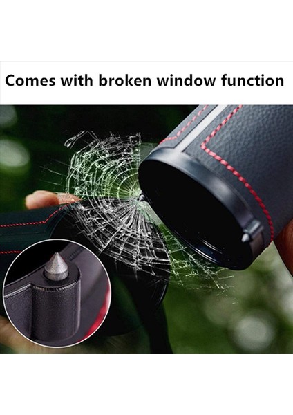 2x Doku Kutusu Genel Otomatik Yuvarlak Kağıt Tüp Güvenlik Kırık Pencere Doku Kupası Araba Ana Kağıt Tüp Siyah (Yurt Dışından) modelleri