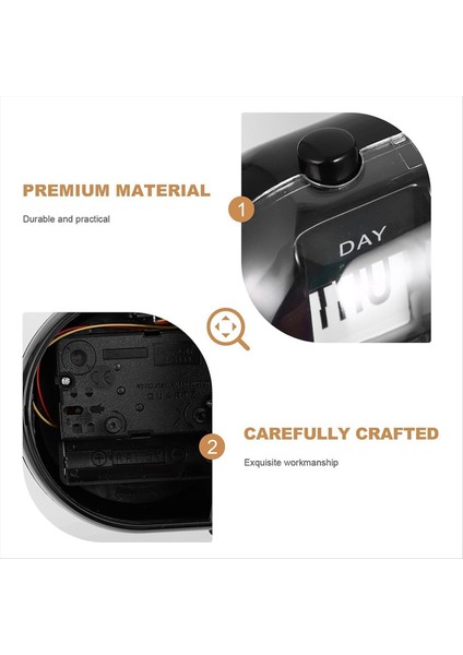 Page-Flip Saat Takvim Kapsül Tasarımı Basit Duvar Saati Dijital Masa Saati All-Match Arant Saat (Yurt Dışından) fırsatları