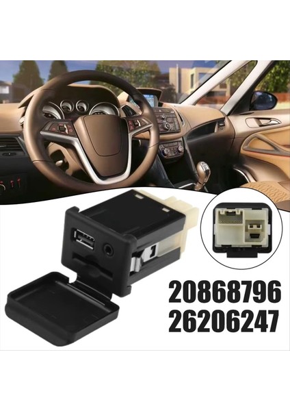 Buick Chevrolet Opel Insignia Zafira C 20868796 26206247 Için Araba Aux USB Arayüz Modülü USB Bağlantı Arayüz (Yurt Dışından) fiyatları