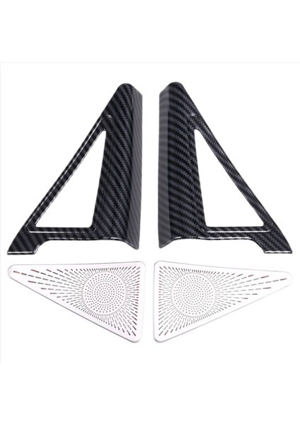 Araba Kapı Paneli Hoparlör Pad Hoparlör Kapak Trim Çerçeve Honda Civic 11 Gen 2022 2023 2024 (Yurt Dışından)