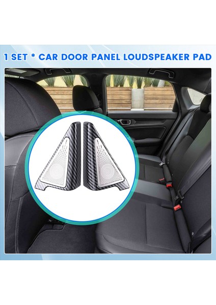 Araba Kapı Paneli Hoparlör Pad Hoparlör Kapak Trim Çerçeve Honda Civic 11 Gen 2022 2023 2024 (Yurt Dışından) fırsatları