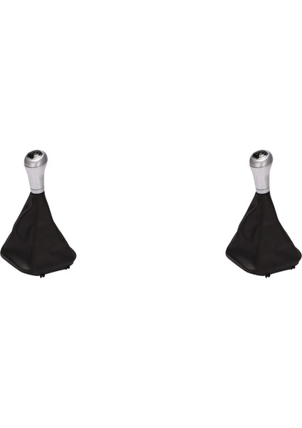 2x 6 Hızlı Araba Dişli Vites Değiştirici Vites Değiştirici Kolu Gaiter Önyükleme Kapağı Mercedes Benz C/e/glk W203 W204 C300 W207 W212 Gümüş (Yurt Dışından)