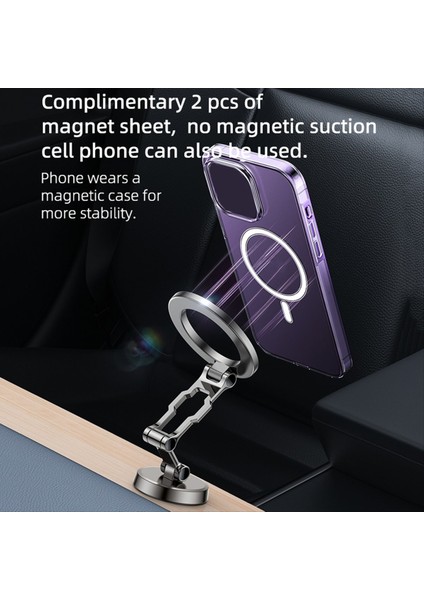 Manyetik Katlanabilir Telefon Tutucu 360 ° Döndürme Araba Mıknatısları Için Manyetik Telefon Tutucusu Araba Telefon Tutucusu (Yurt Dışından) fırsatları