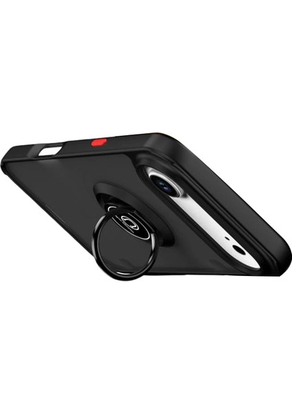 iPhone 17 Air Kılıf Yüzüklü ve Stant Özellikli Şık Premium Silikon Kapak Ryc/montreal Yüzüklü modelleri