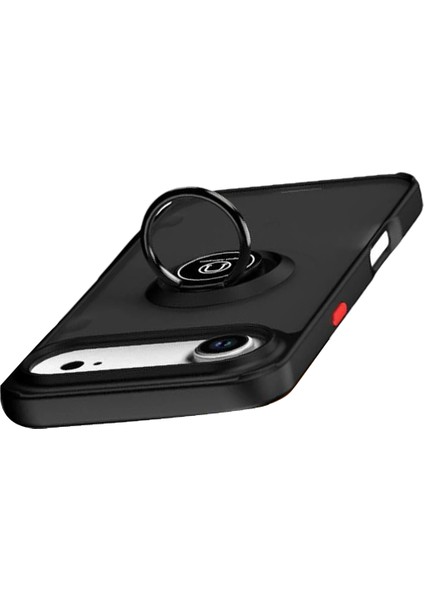 iPhone 17 Air Kılıf Yüzüklü ve Stant Özellikli Şık Premium Silikon Kapak Ryc/montreal Yüzüklü fırsatları