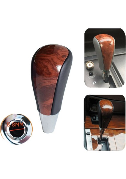 Toyota Prado Için 3x Araba Vardiyalı Knob Dişli Vites Knob Kolu Vites Değiştirici Lexus Hilux 2011 Crown Rav4 Fortune 2012 Siyah (Yurt Dışından) modelleri