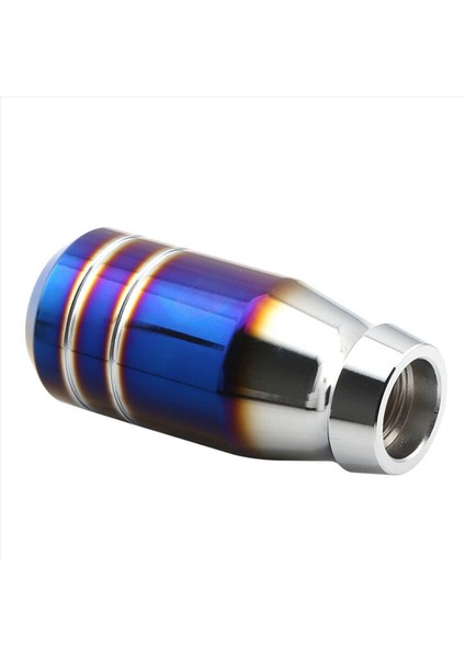 2x 3 Inç Gelin Yanmış Mavi Evrensel Araba 5 Vites Vites Kolu Manuel Vites Değiştirici Düğmesi (Yurt Dışından) indirimleri