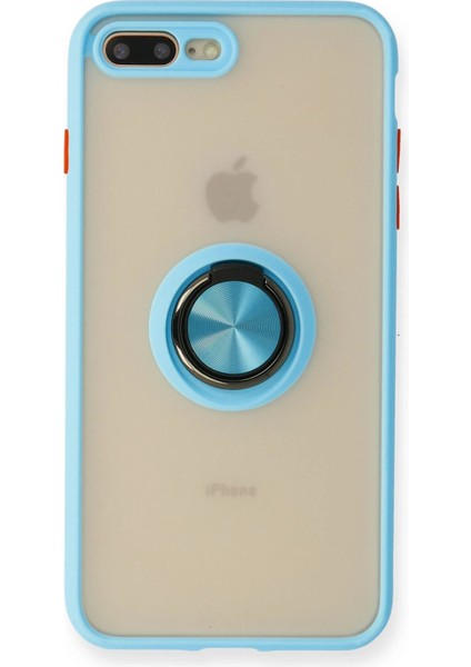 iPhone 7 Plus Kılıf Yüzüklü ve Stant Özellikli Şık Premium Silikon Kapak Ryc/montreal Yüzüklü