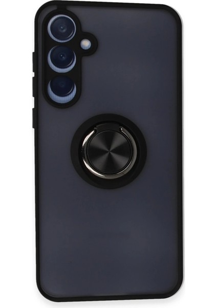 Samsung Galaxy A25 5g Kılıf Yüzüklü ve Stant Özellikli Şık Premium Silikon Kapak Ryc/montreal Yüzüklü