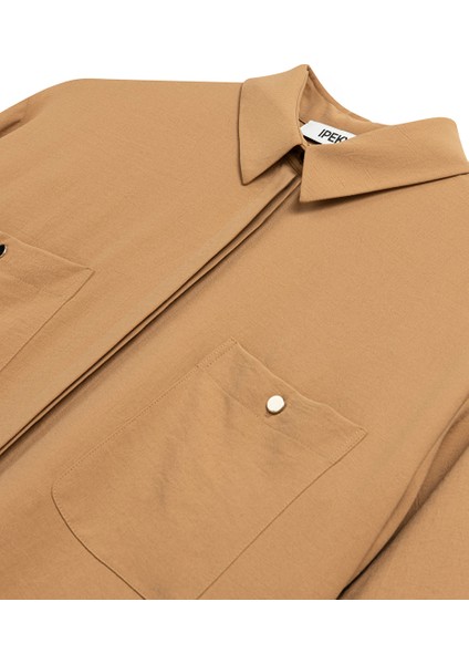 Metal düğmeli cepli gömlek IW6240025345027 fiyatları