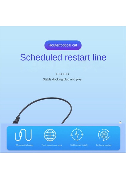 24 Saat Otomatik Yeniden Başlatma Yönlendirici Yönlendirici Zamanlayıcı Sıfırlama Aracı Dc Güç Zamanlama Fiber Modem Yönlendirici Dc Güç Yöneticisi Beyaz (Yurt Dışından) indirimleri