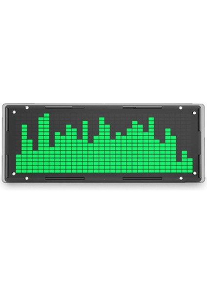 LED Müzik Spektrumu Ekran Diy Kiti 16X32 Ritim Işık Saati 8 Çeşit Spektrum Modu Smd Lehimleme Ekran Işığı Yeşil (Yurt Dışından)