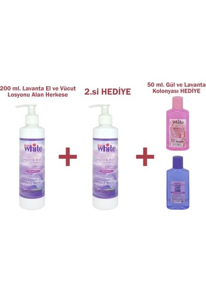 Hediyeli Ürün!! 200 Ml. Lavanta El ve Vücut Losyonu Alan Herkese
