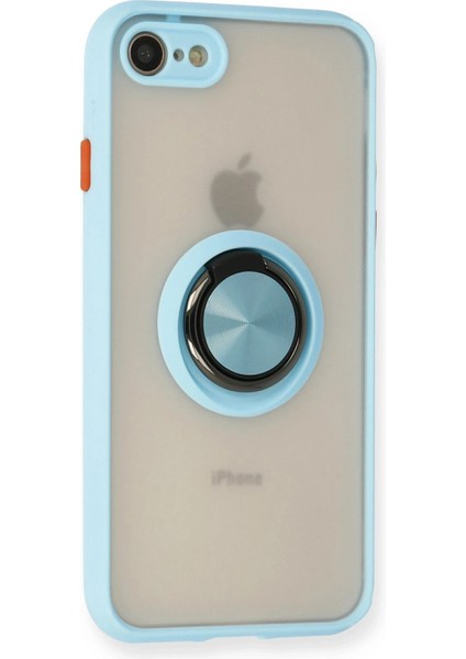 iPhone 8 Kılıf Yüzüklü ve Transparan Buğulu Şık Frosta Premium Silikon Kapak fiyatları