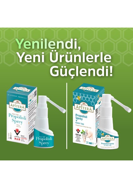Apitera Plus Kekik Yağlı Propolisli Sprey 20 ml fiyatları