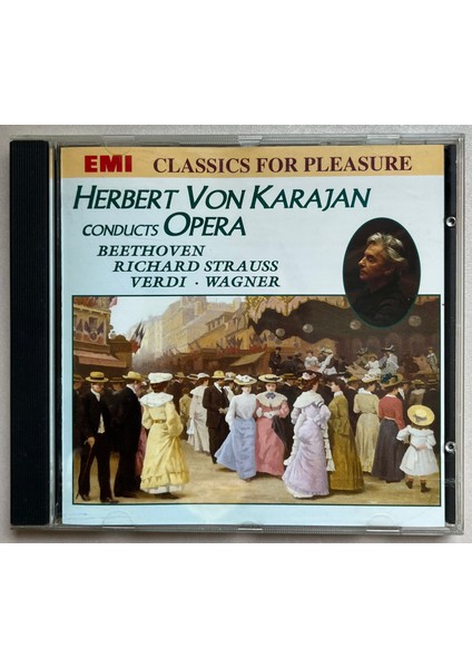 Herbert Von Karajan Conducts Opera CD (Orijinal Dönem Baskı Cd)