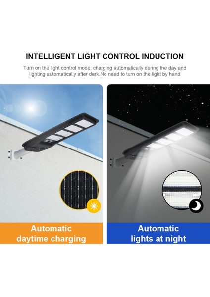 400W Güneş Enerjili Dış Mekan Aydınlatma - Beyaz Işık, Uzaktan Kumandalı, IP65 Su Geçirmez fiyatları