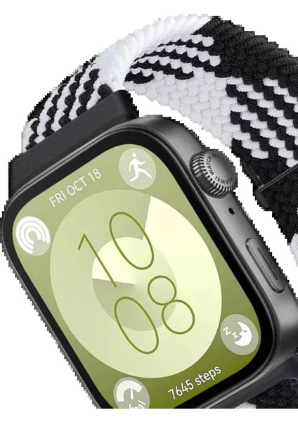 OMR02 Huawei Fit 4 Star Kordon - Siyah-Beyaz fiyatları