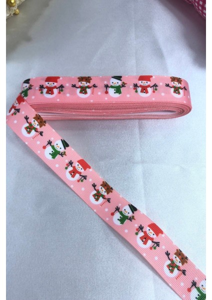 Pembe Noel Baba ve Yılbaşı Süsleme Seti, Paketleme Kurdelesi, Renkli Dekorasyon modelleri