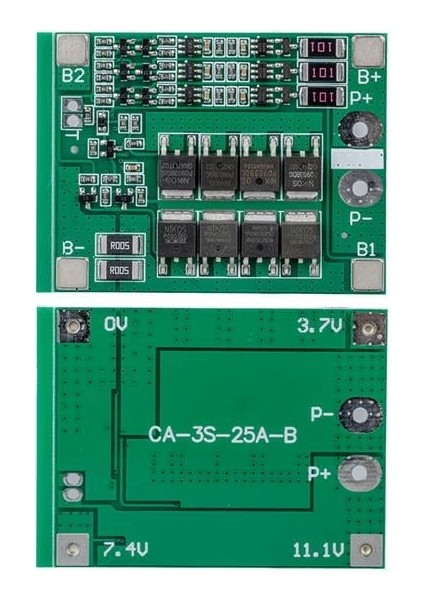 Weko BMS-24227 3s 25A Bms Devresi Lityum Batarya Şarj Modülü