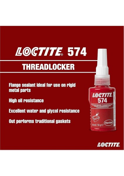 574 Genel Amaçlı Hızlı Kuruma Yüzey Contası 50 ml modelleri