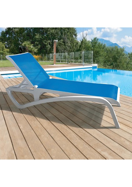 Atlantik Kumaşlı Şezlong | Plaj-Havuz Şezlongu indirimleri