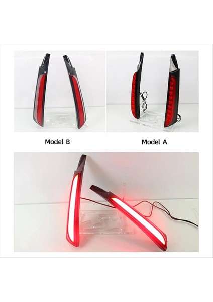 Toyota Fortuner 2015 - 2020 Işık Fren Uç Işık Modeli B Için Araba Yanıp Set LED Reflektör Arka Lamba 2015 - 2020 (Yurt Dışından) fiyatları