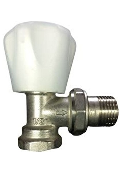 Ağır Tip Köşe Radyatör Vanası Şık Görünüm ve Kolay Montaj