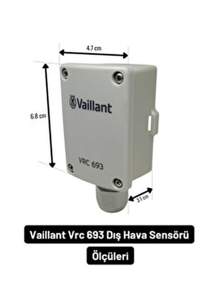 VRC693 Dış Hava Duyargası Modeli ile Oda Termostatı Uyumluluğu Sağlayan Ölçüm Cihazı fırsatları