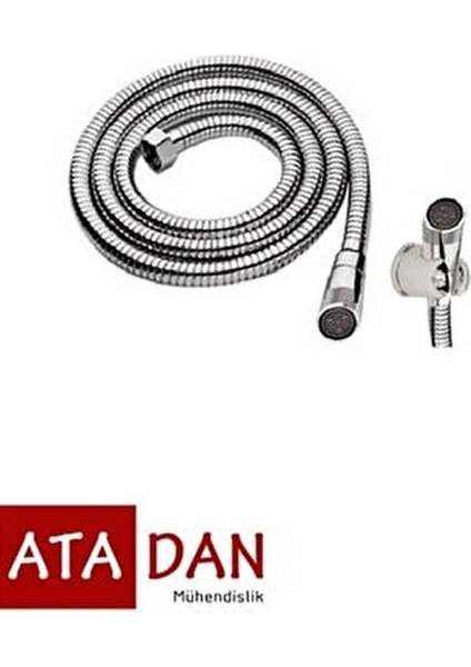 Taharetmatik Spiral Takımı Paslanmaz Krom Kolay Montaj Özelliği ile Dayanıklı 100 cm Hortum fiyatları