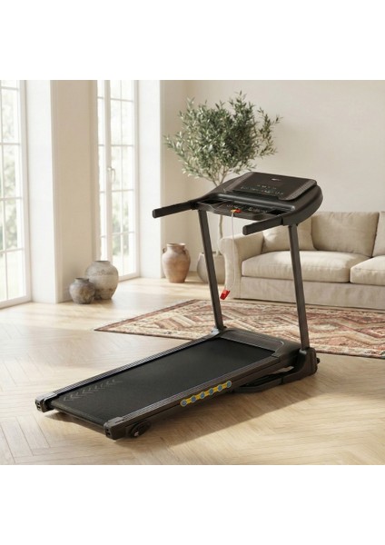 Katlanabilir Uygulamalı Dijital Koşu & Yürüyüş Bandı – 1.5 Hp Motor, 4 Kademeli Eğim