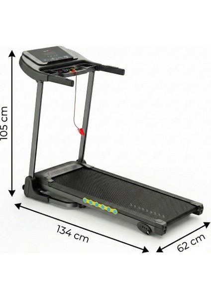 Katlanabilir Uygulamalı Dijital Koşu & Yürüyüş Bandı – 1.5 Hp Motor, 4 Kademeli Eğim modelleri