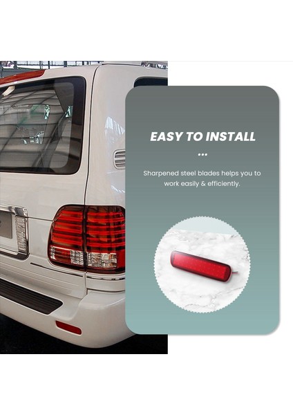 Araba LED Arka Tampon Reflektörü Fren Işık Kuyruğu Toyota Land Cruiser 100/CYGNUS LX470 Için Lamba (Yurt Dışından) indirimleri